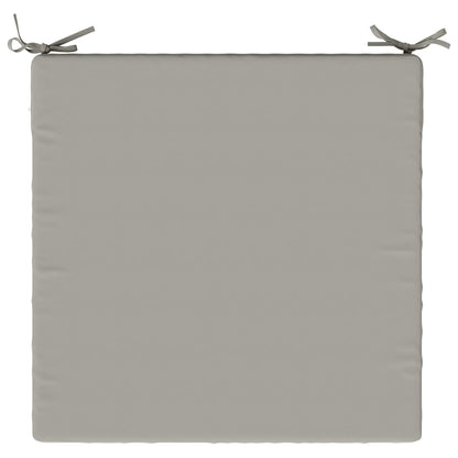 4-Piece Seat Cushions SOEST 4 pcs 100% Polyester Grey