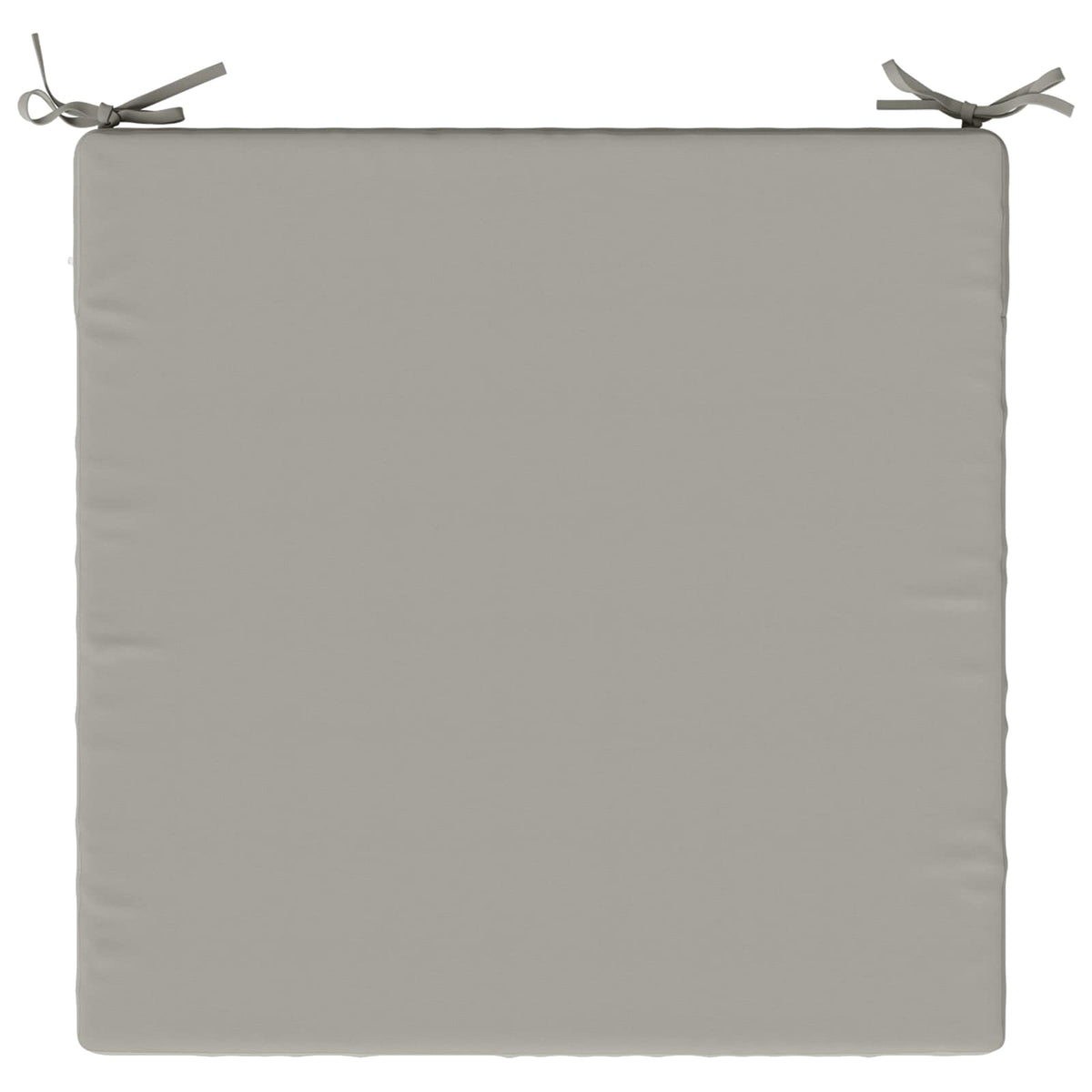Seat Cushions SOEST 4 pcs 100% Polyester Grey 80 x 80 x 7 cm