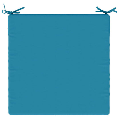 4-Piece Seat Cushions SOEST 4 pcs 100% Polyester Light Blue