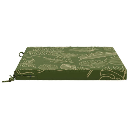 4-Piece Seat Cushions SOEST 4 pcs 100% Polyester Leaf Design