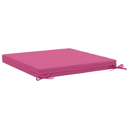 Seat Cushions SOEST 4 pcs 100% Polyester Pink 80 x 80 x 7 cm