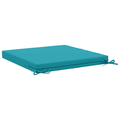 4-Piece Seat Cushions SOEST 4 pcs 100% Polyester Turquoise