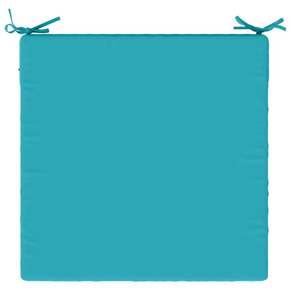 Seat Cushions SOEST 4 pcs 100% Polyester Turquoise