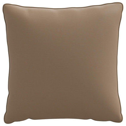 4-Piece Back Cushions PUTTEN 4 pcs 100% Polyester Taupe