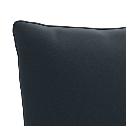 4-Piece Back Cushions PUTTEN 4 pcs 100% Polyester Dark Blue