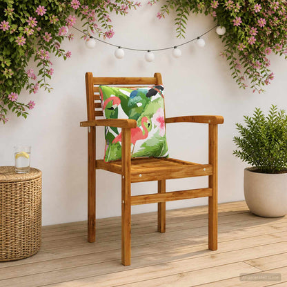4-Piece Back Cushions PUTTEN 4 pcs 100% Polyester Multicolour