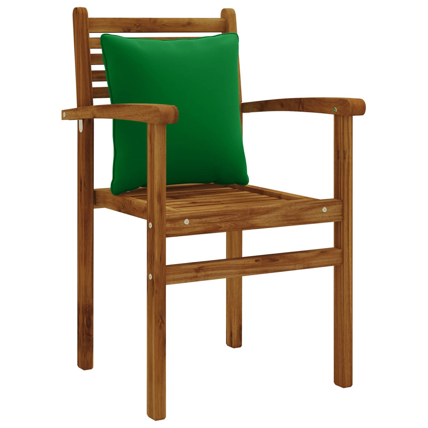 4-Piece Back Cushions PUTTEN 4 pcs 100% Polyester Green