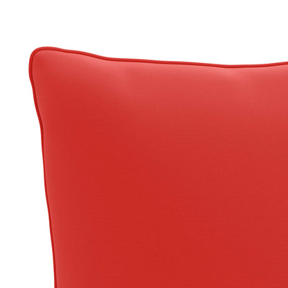 4-Piece Back Cushions PUTTEN 4 pcs 100% Polyester Red