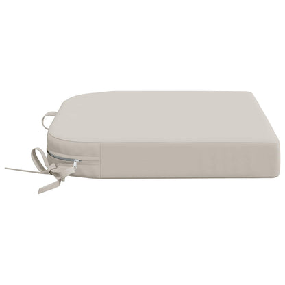 4-Piece Seat Cushions SOEST 4 pcs 100% Polyester White