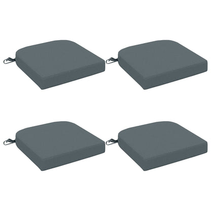 4-Piece Seat Cushions SOEST 4 pcs 100% Polyester Blue