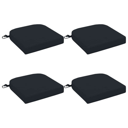 4-Piece Seat Cushions SOEST 4 pcs 100% Polyester Dark Blue