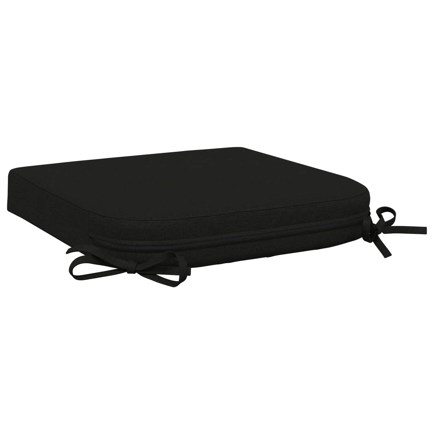 4-Piece Seat Cushions SOEST 4 pcs 100% Polyester Black
