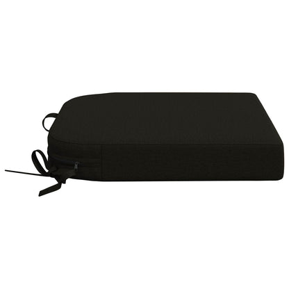 4-Piece Seat Cushions SOEST 4 pcs 100% Polyester Black