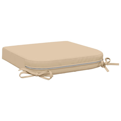 4-Piece Seat Cushions SOEST 4 pcs 100% Polyester Cream