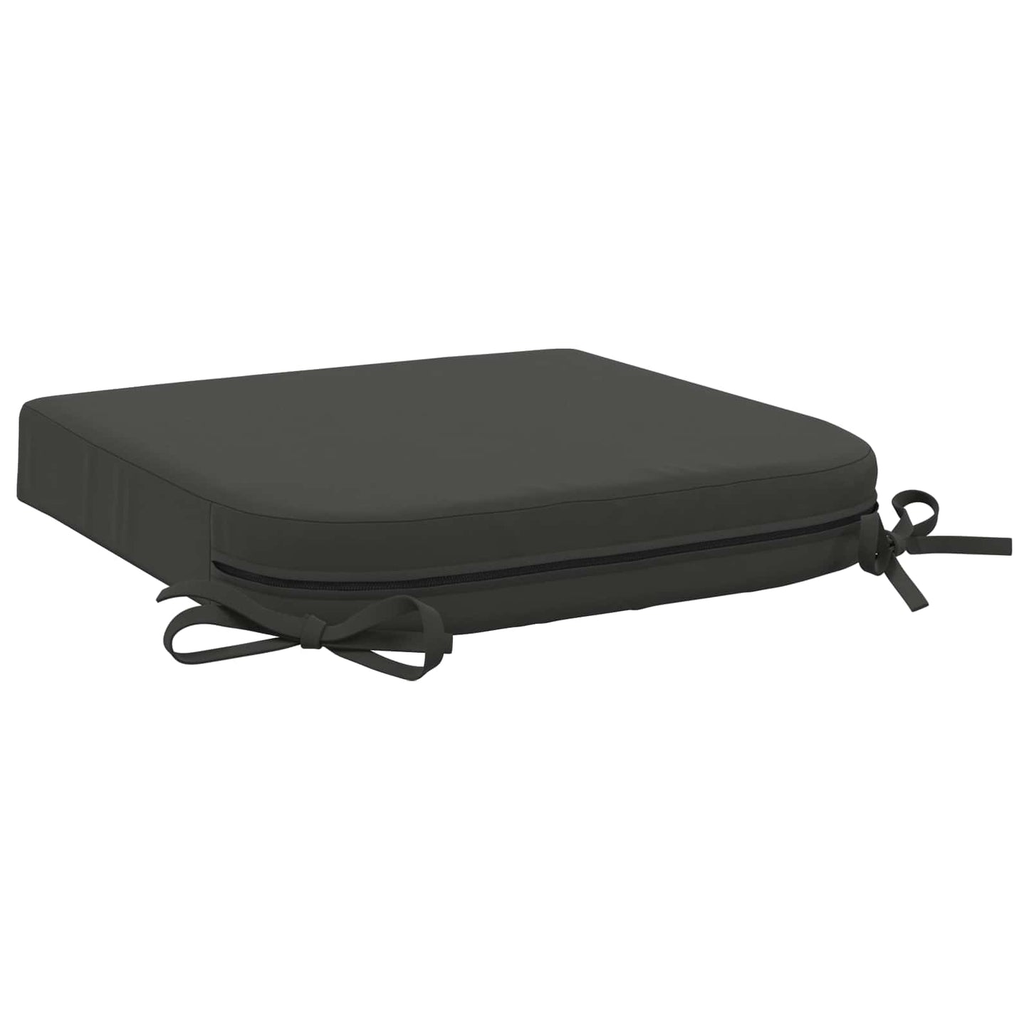 4-Piece Seat Cushions SOEST 4 pcs 100% Polyester Anthracite