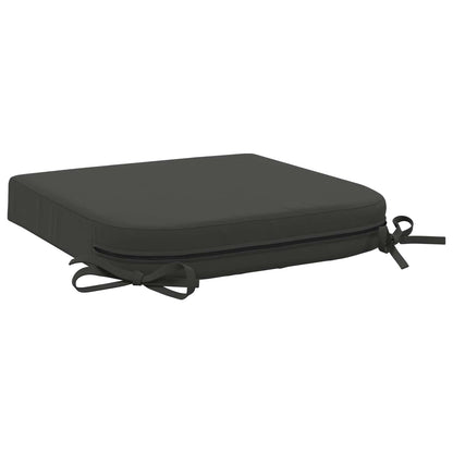 4-Piece Seat Cushions SOEST 4 pcs 100% Polyester Anthracite