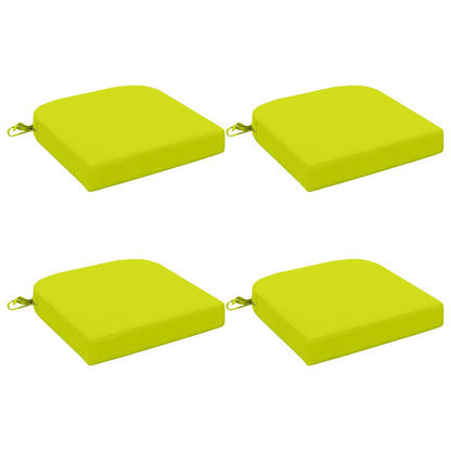 4-Piece Seat Cushions SOEST 4 pcs 100% Polyester Bright Green