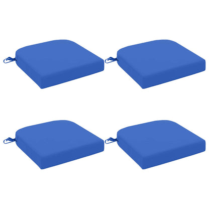 4-Piece Seat Cushions SOEST 4 pcs 100% Polyester Royal Blue