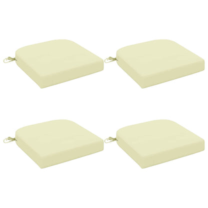 4-Piece Seat Cushions SOEST 4 pcs 100% Polyester Cream