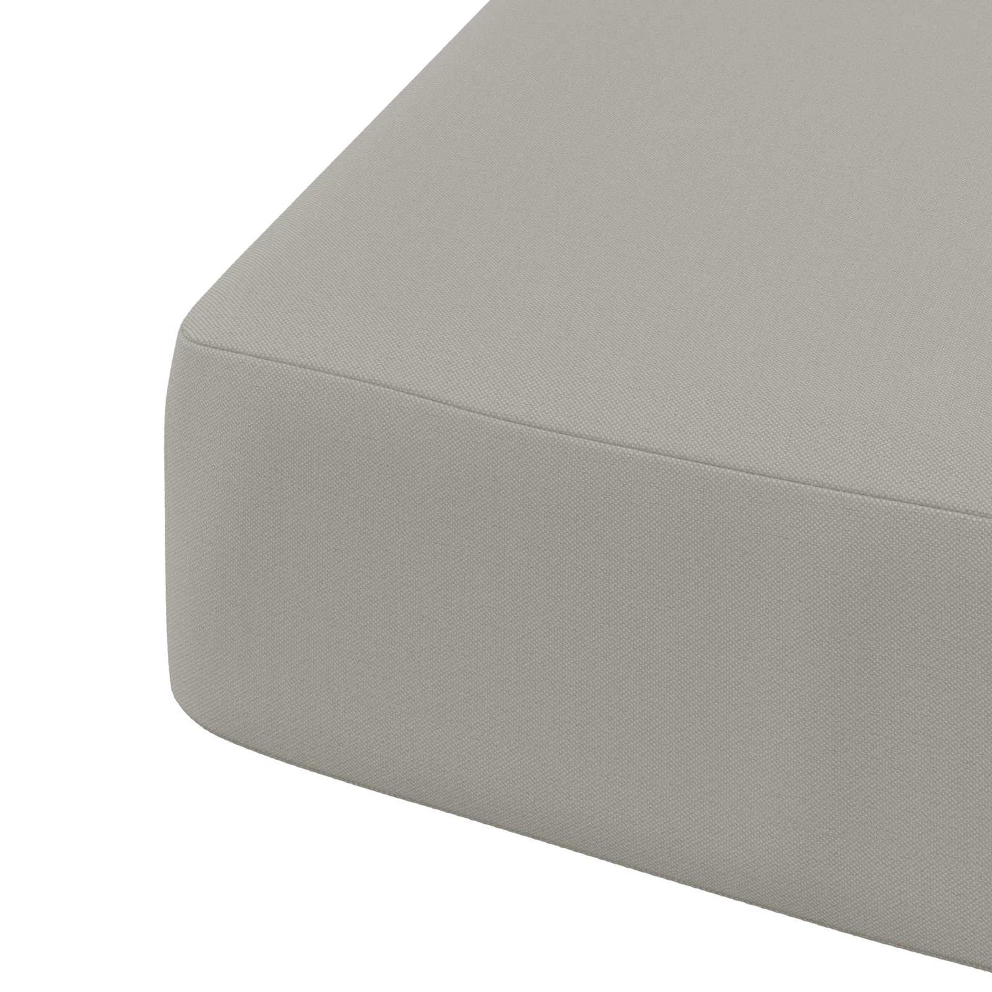 4-Piece Seat Cushions SOEST 4 pcs 100% Polyester Grey