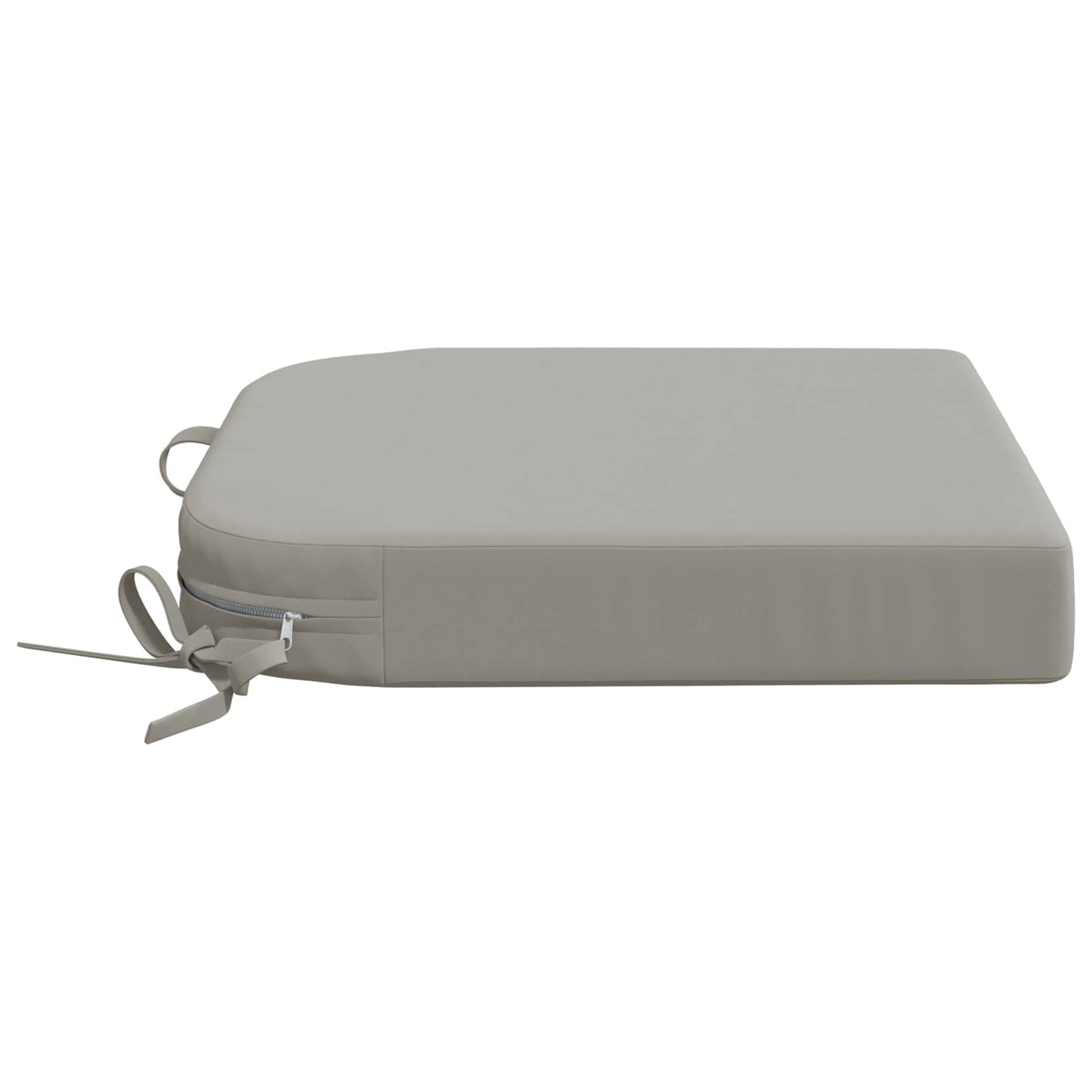 4-Piece Seat Cushions SOEST 4 pcs 100% Polyester Grey