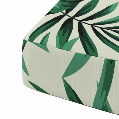4-Piece Seat Cushions SOEST 4 pcs 100% Polyester Leaf Pattern