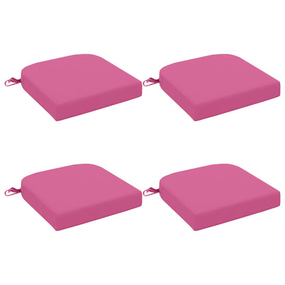 4-Piece Seat Cushions SOEST 4 pcs 100% Polyester Pink