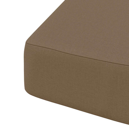 4-Piece Seat Cushions SOEST 4 pcs 100% Polyester Taupe