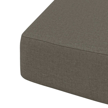 4-Piece Seat Cushions SOEST 4 pcs 100% Polyester Grey