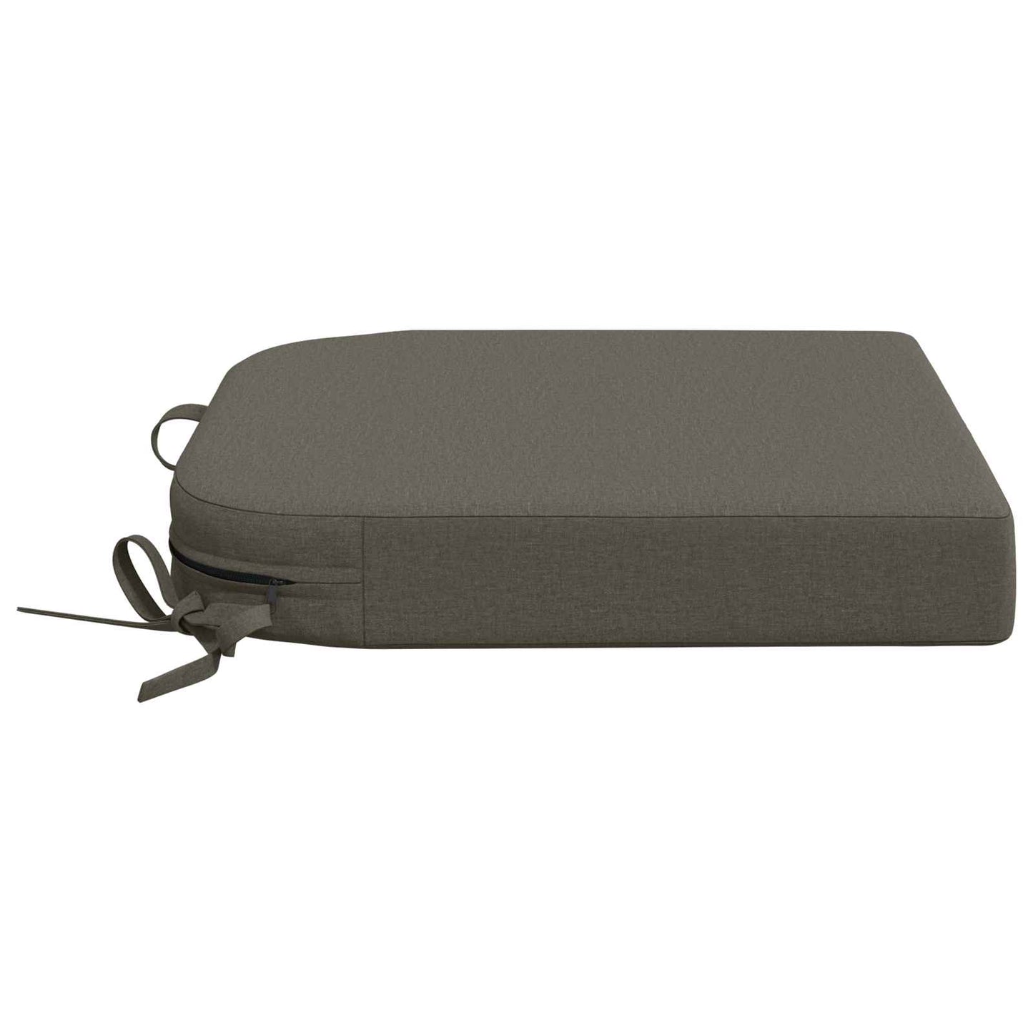 4-Piece Seat Cushions SOEST 4 pcs 100% Polyester Grey