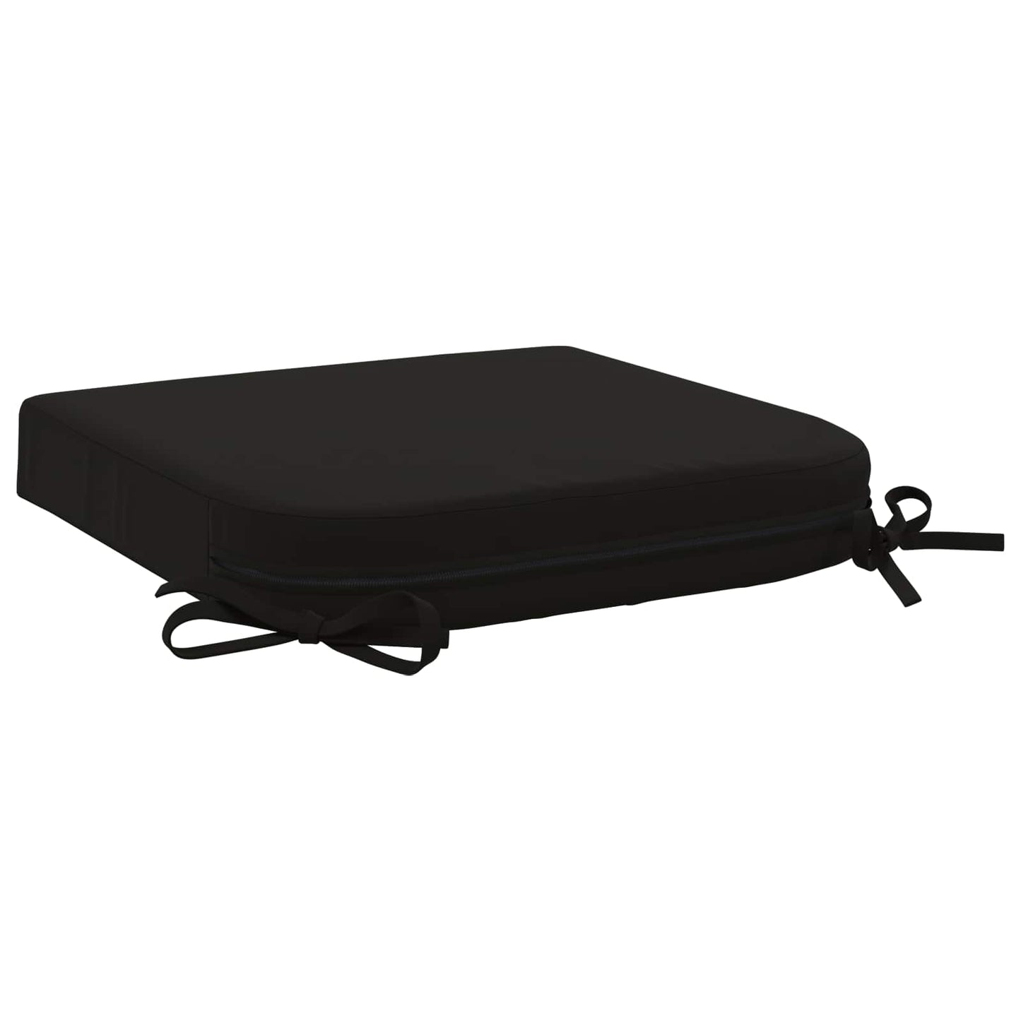 4-Piece Seat Cushions SOEST 4 pcs 100% Polyester Black