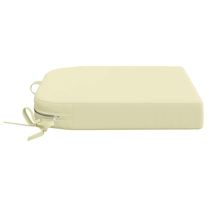 4-Piece Seat Cushions SOEST 4 pcs 100% Polyester Cream