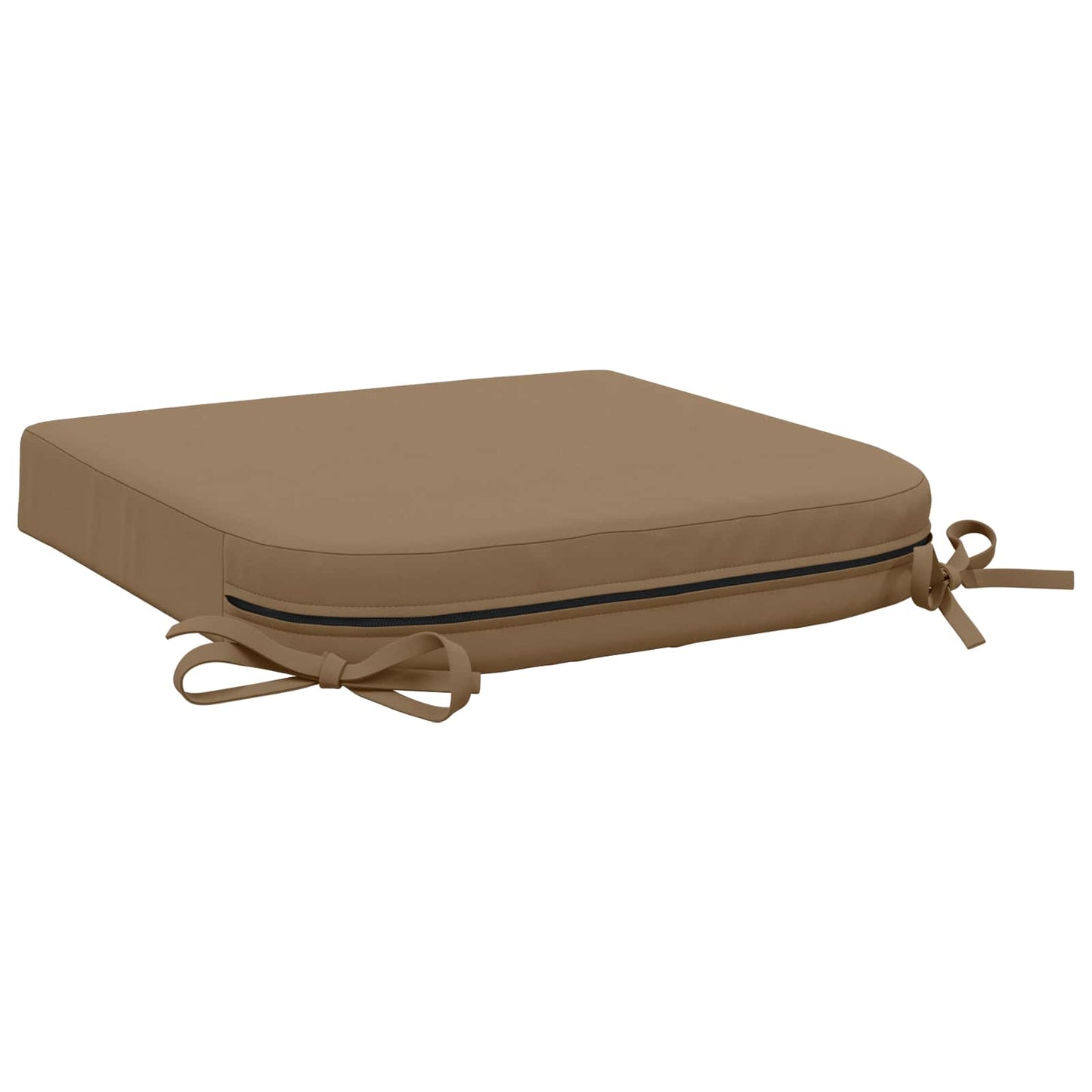 4-Piece Seat Cushions SOEST 4 pcs 100% Polyester Taupe