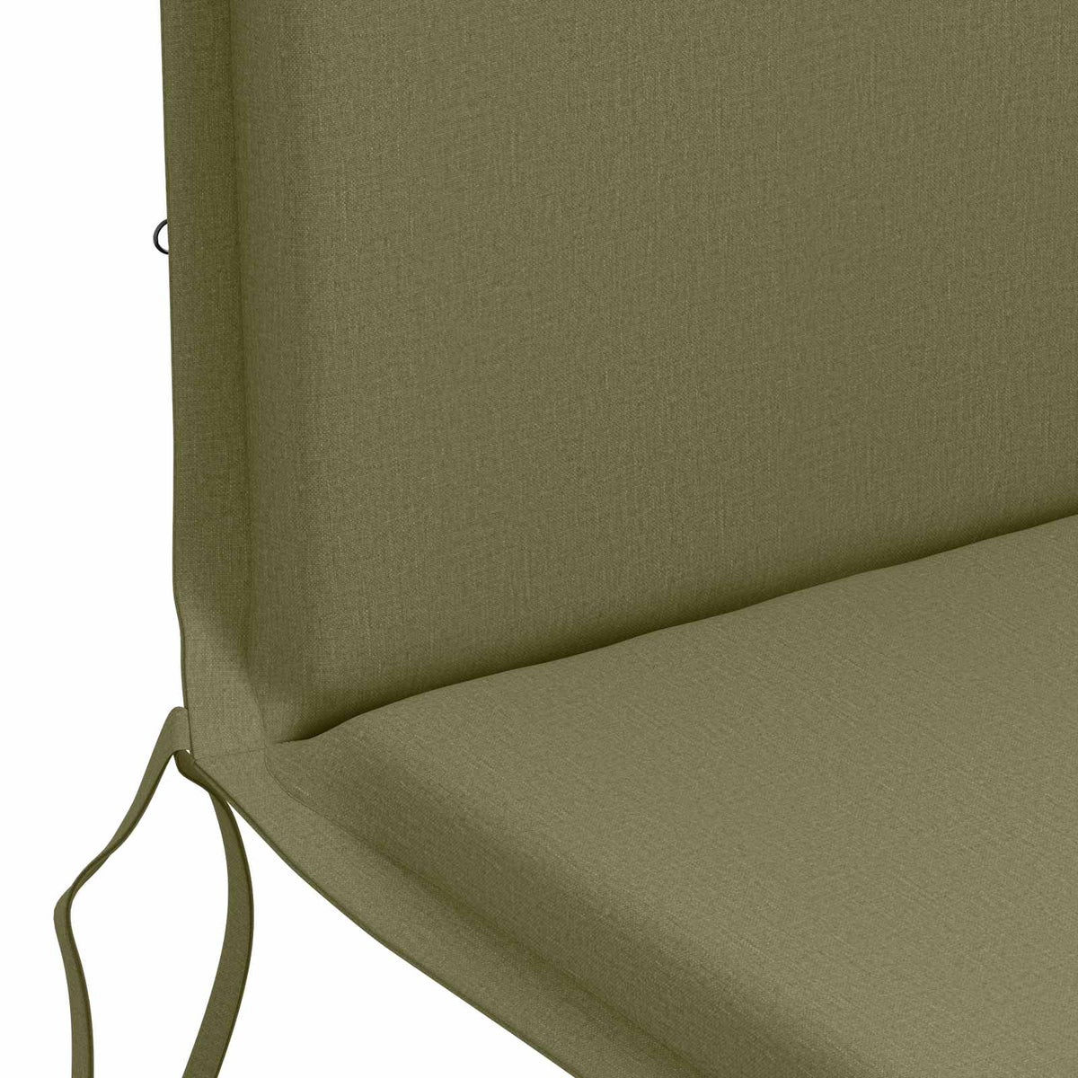 High Back Chair Cushion GEMERT 6 pcs 100% Polyester Olive Green