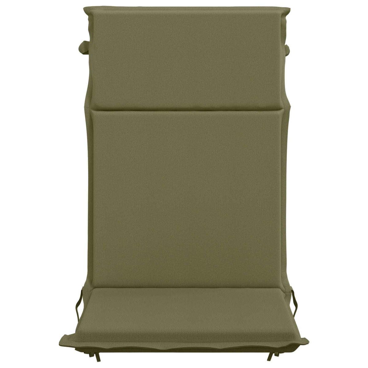 High Back Chair Cushion GEMERT 6 pcs 100% Polyester Olive Green