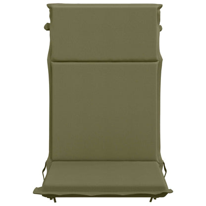 High Back Chair Cushion GEMERT 6 pcs 100% Polyester Olive Green
