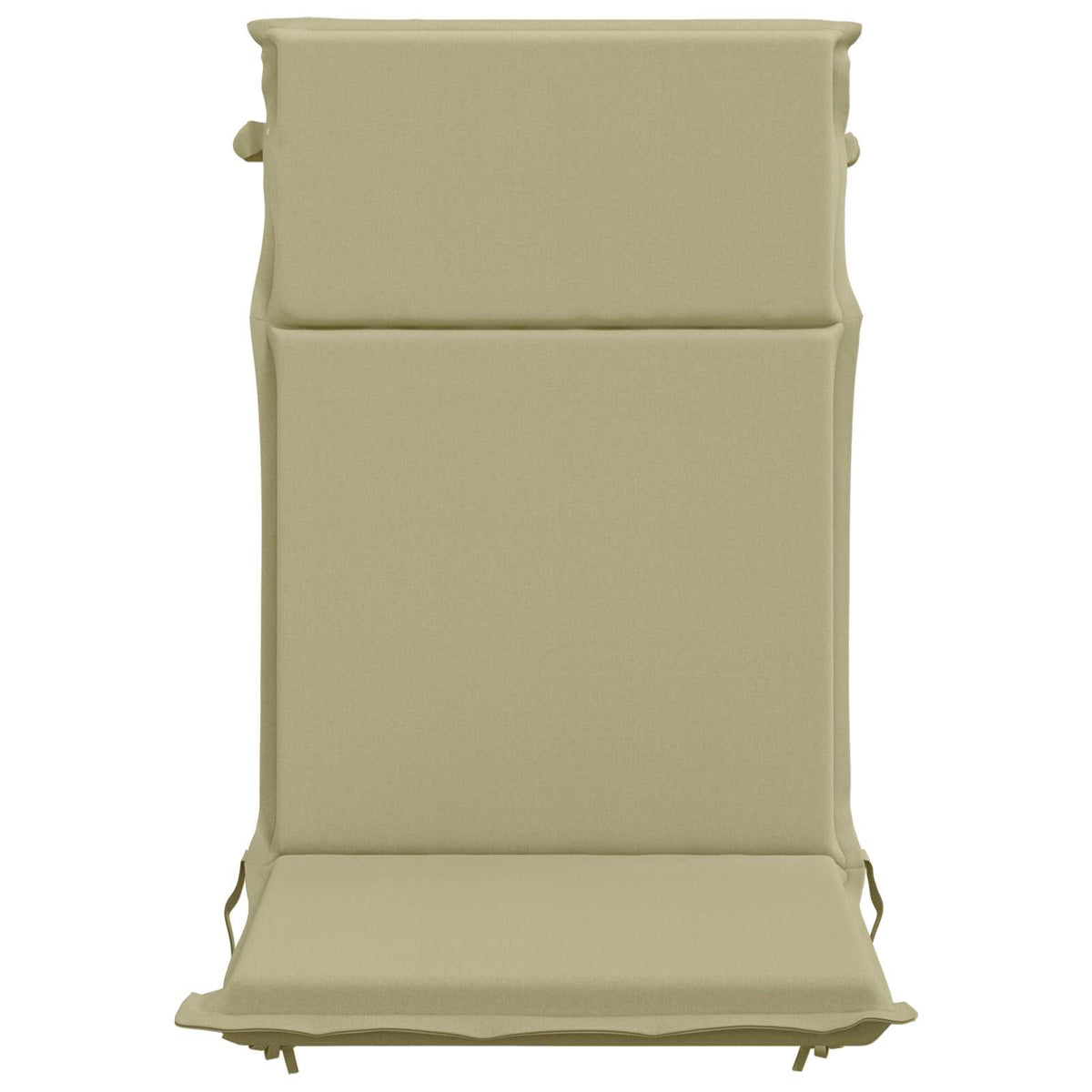High Back Chair Cushion GEMERT 4 pcs 100% Polyester Light Green