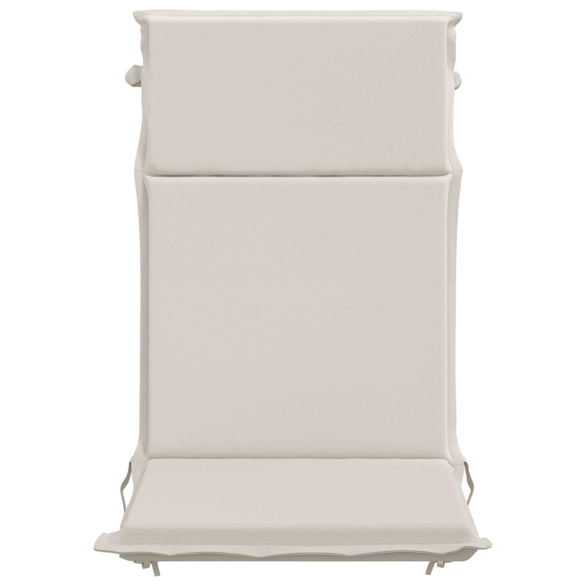High Back Chair Cushion GEMERT 4 pcs 100% Polyester White