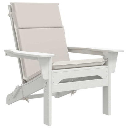 High Back Chair Cushion GEMERT 4 pcs 100% Polyester White