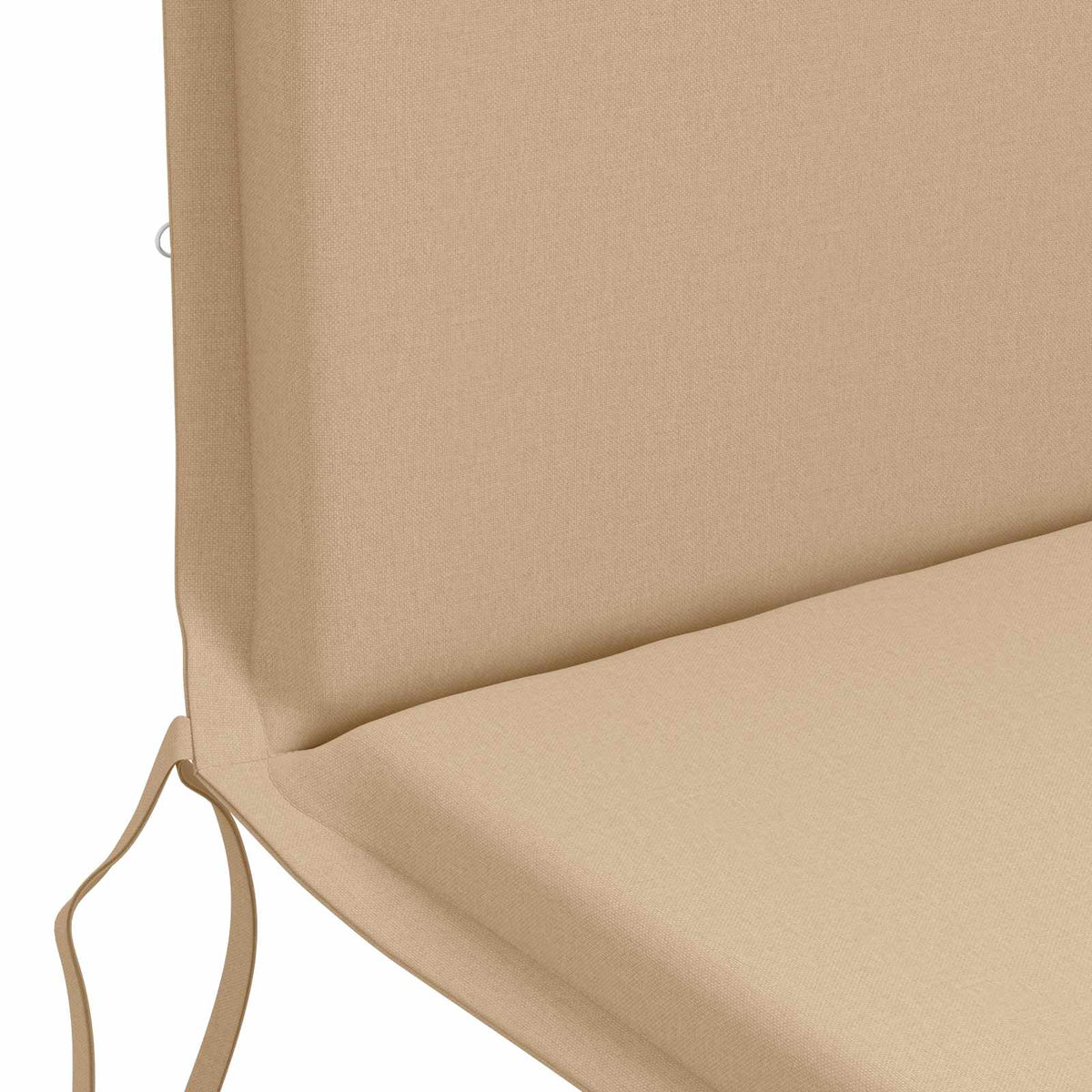 High Back Chair Cushion GEMERT 4 pcs 100% Polyester Sand