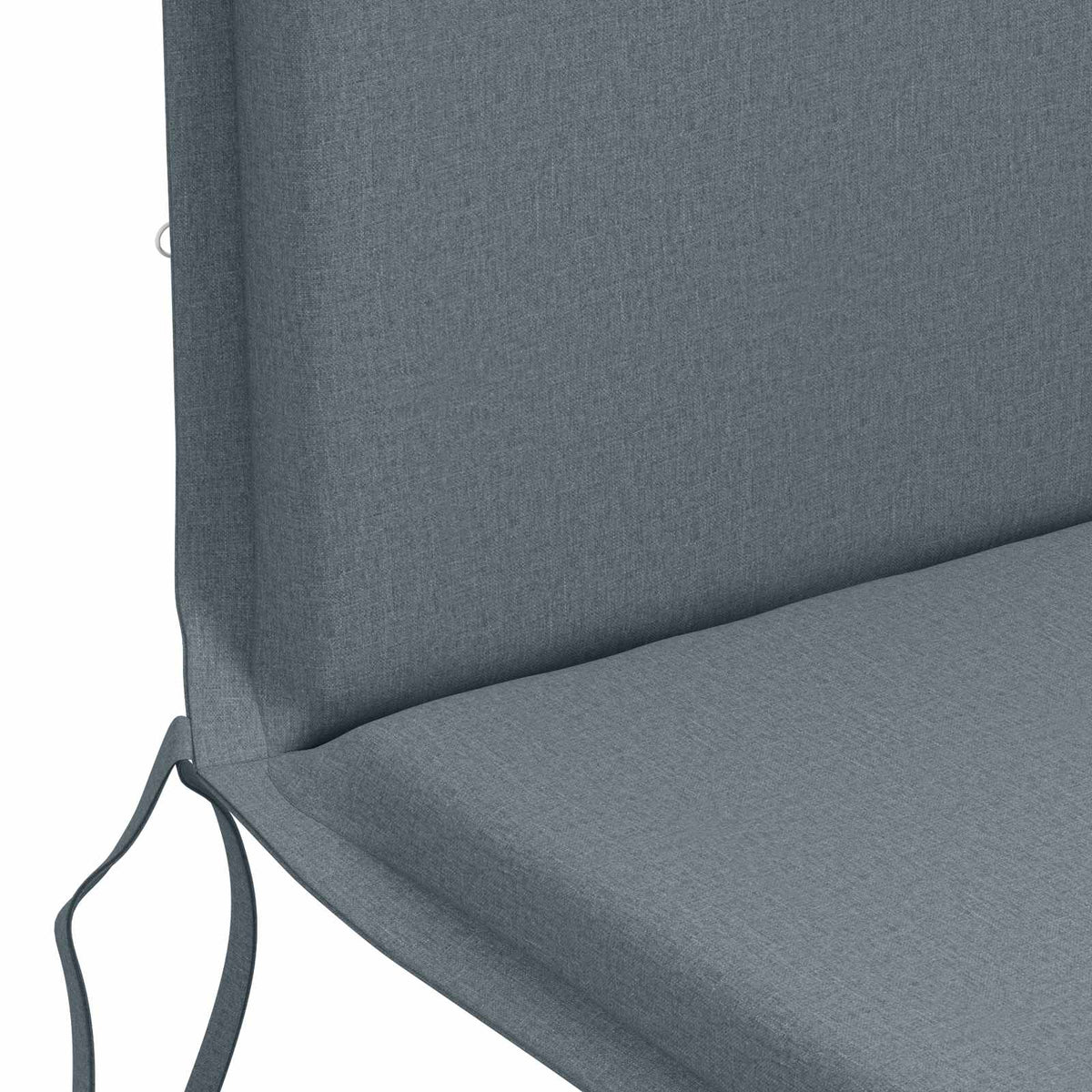 High Back Chair Cushion GEMERT 4 pcs 100% Polyester Blue