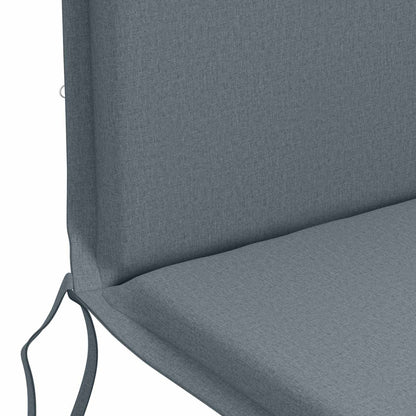 High Back Chair Cushion GEMERT 4 pcs 100% Polyester Blue