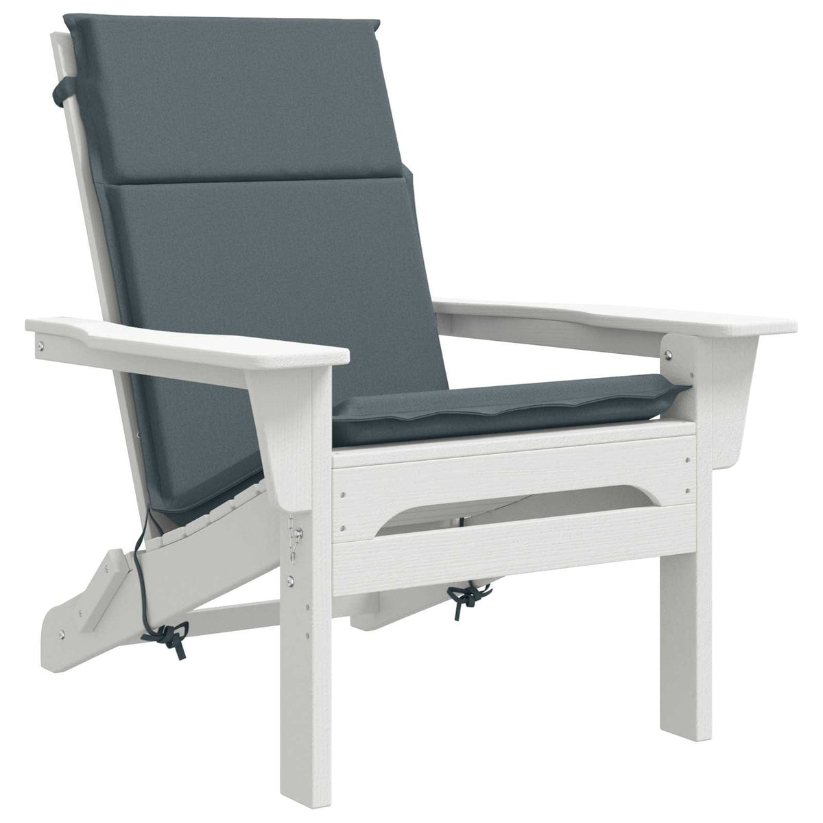 High Back Chair Cushion GEMERT 4 pcs 100% Polyester Blue