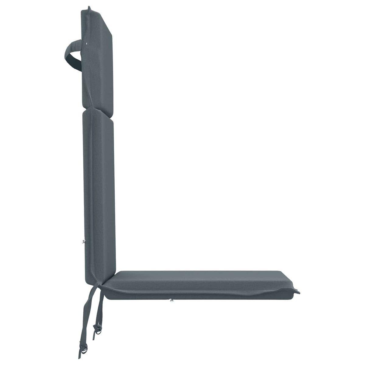 High Back Chair Cushion GEMERT 4 pcs 100% Polyester Blue