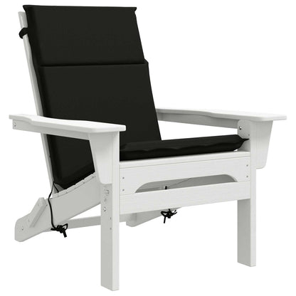 High Back Chair Cushion GEMERT 4 pcs 100% Polyester Black