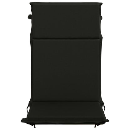 High Back Chair Cushion GEMERT 6 pcs 100% Polyester Black