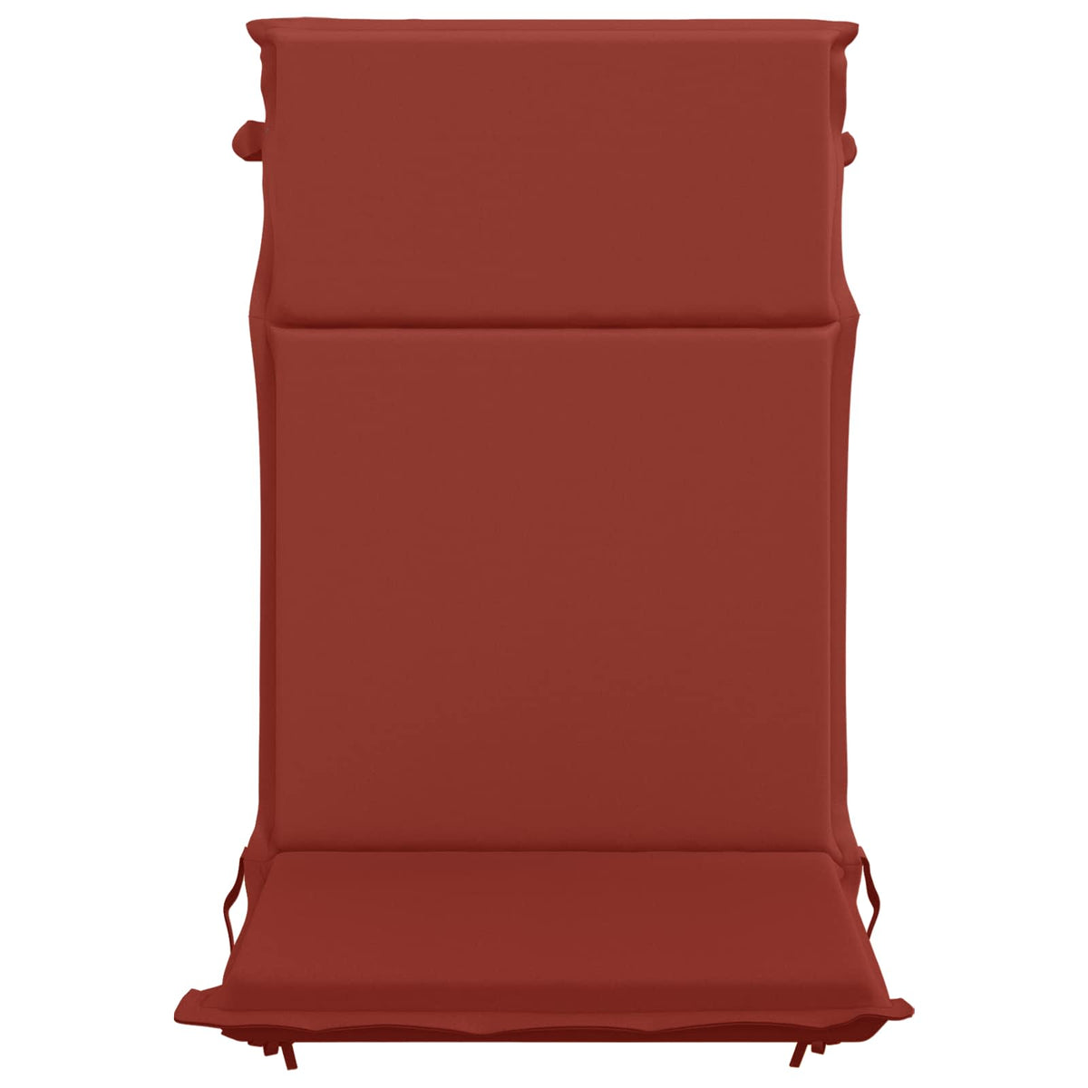 High Back Chair Cushion GEMERT 6 pcs 100% Polyester Red