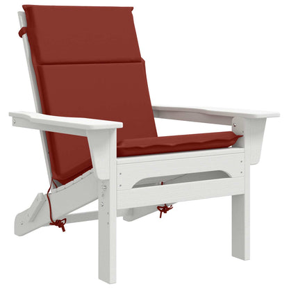 High Back Chair Cushion GEMERT 6 pcs 100% Polyester Red