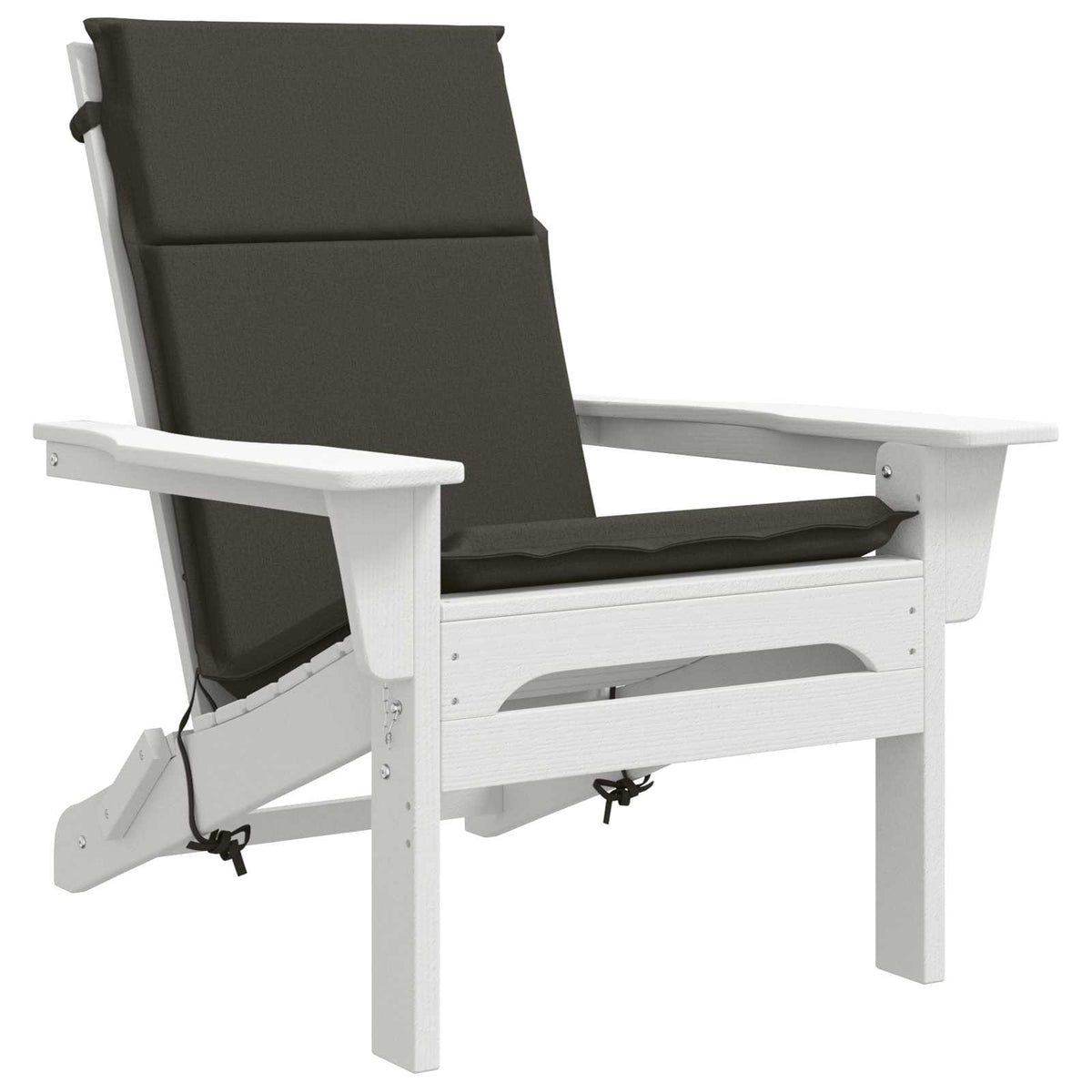High Back Chair Cushion GEMERT 4 pcs 100% Polyester Anthracite