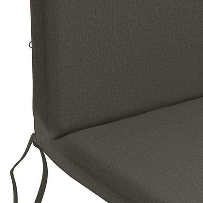 High Back Chair Cushion GEMERT 6 pcs 100% Polyester Anthracite